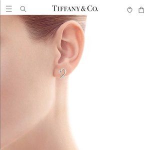 Tiffany & Co Paloma Picasso Loving Heart Earrings